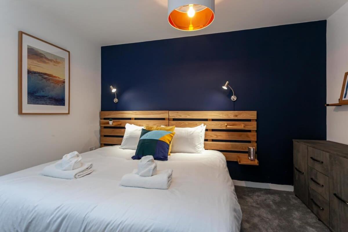Stunning 2 Bed Flat 5Min To Old Trafford Stadium Mánchester Exterior foto